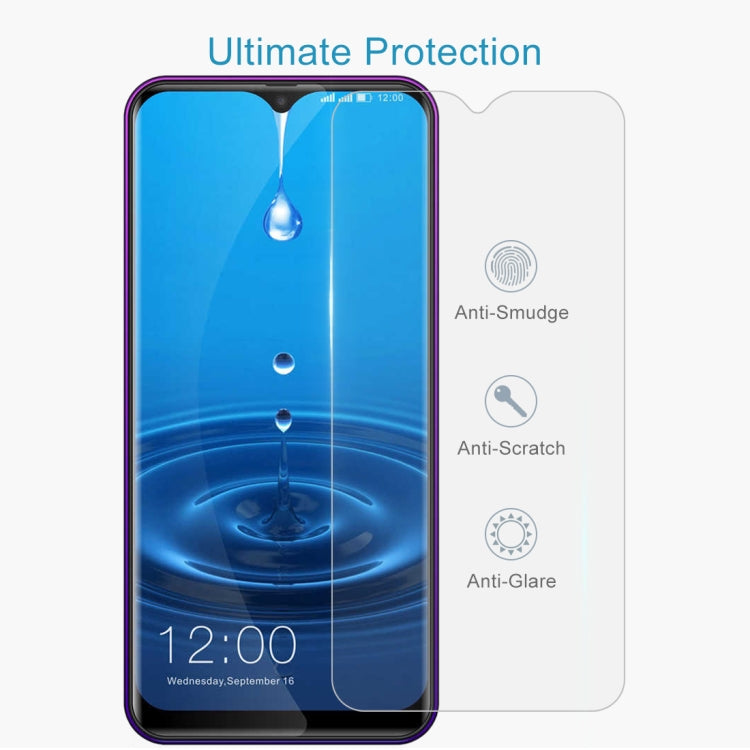 10 PCS 0.26mm 9H 2.5D Tempered Glass Film, For LEAGOO M13 (10 PCS)