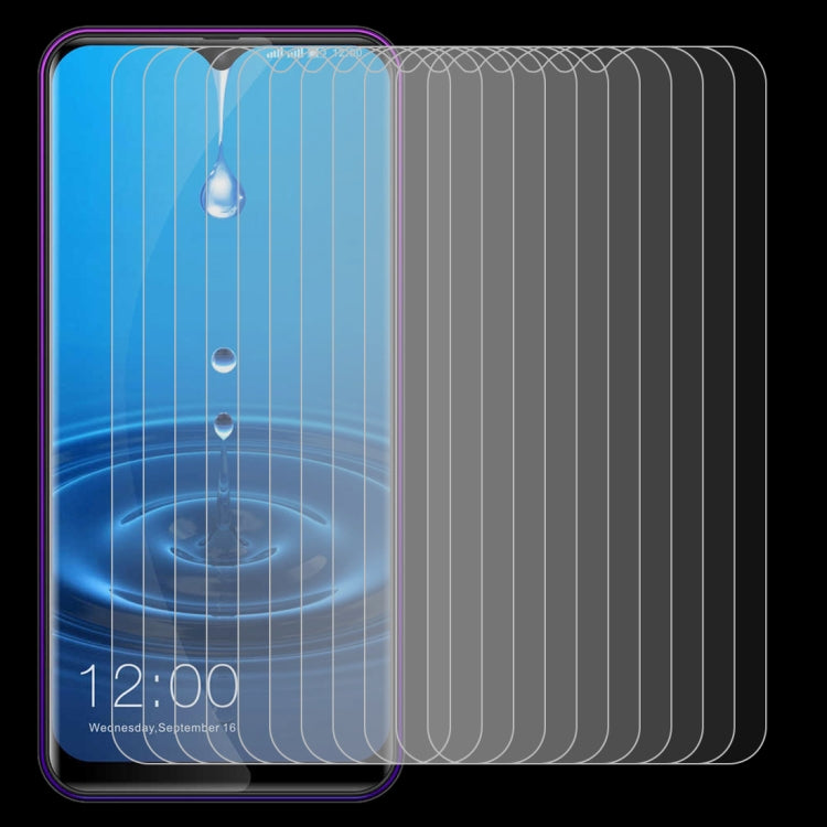 10 PCS 0.26mm 9H 2.5D Tempered Glass Film, For LEAGOO M13 (10 PCS)