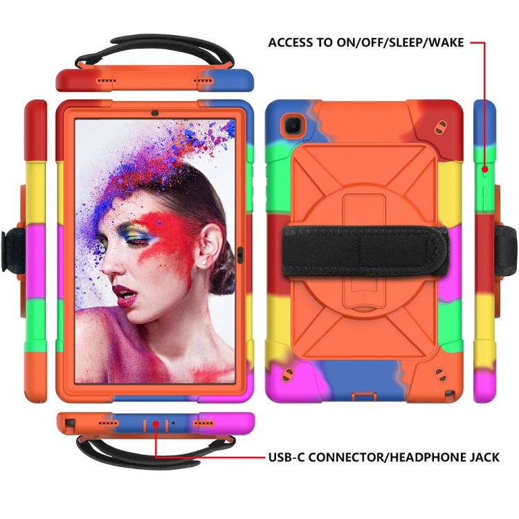 Contrast Color Silicone + PC Combination Case with Holder, For Samsung Galaxy Tab A7 10.4 (2020) T500