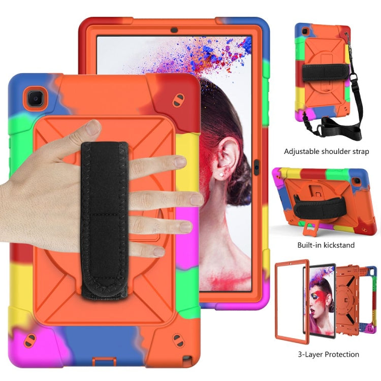 Contrast Color Silicone + PC Combination Case with Holder, For Samsung Galaxy Tab A7 10.4 (2020) T500