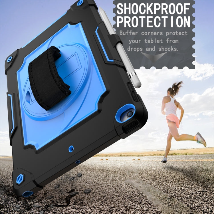 360° Rotating Shockproof Case with Stand for iPad 10.2/Pro 10.5, Black & Blue