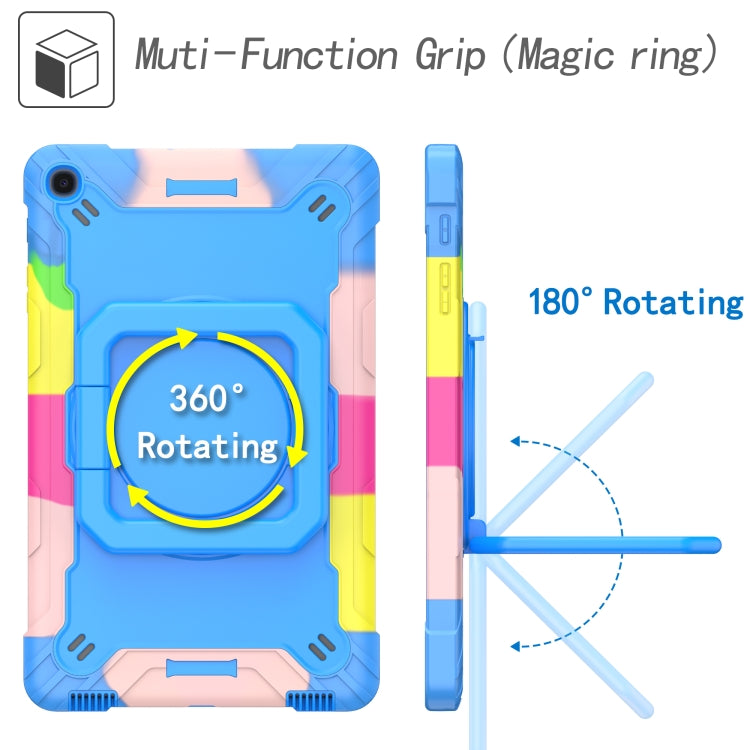 Contrast Color Shockproof Robot Silicone + PC Case with Wristband Holder, For Samsung Galaxy Tab A10.1 (2019) T510, For Samsung Galaxy Tab A 8.0 (2019) T290