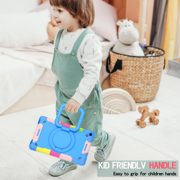 Contrast Color Shockproof Robot Silicone + PC Case with Wristband Holder, For Samsung Galaxy Tab A10.1 (2019) T510, For Samsung Galaxy Tab A 8.0 (2019) T290