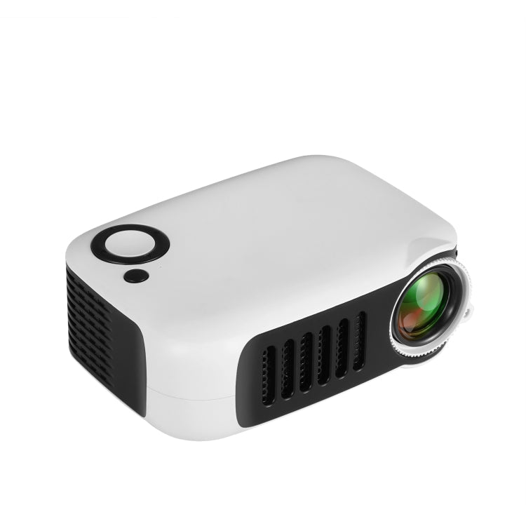 TRANSJEE A2000 320x240P 1000 ANSI Lumens Mini Home Theater HD Digital Projector, Plug Type: AU Plug, Plug Type: AU Plug(White)