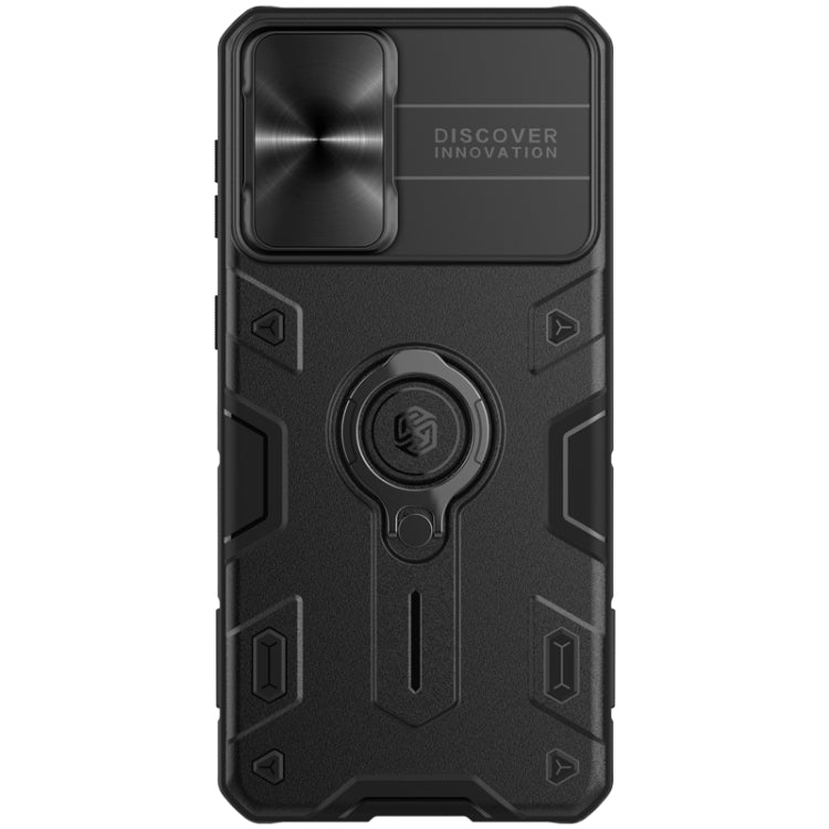 NILLKIN Shockproof CamShield Armor Protective Case with Invisible Ring Holder, For Samsung Galaxy S21+ 5G