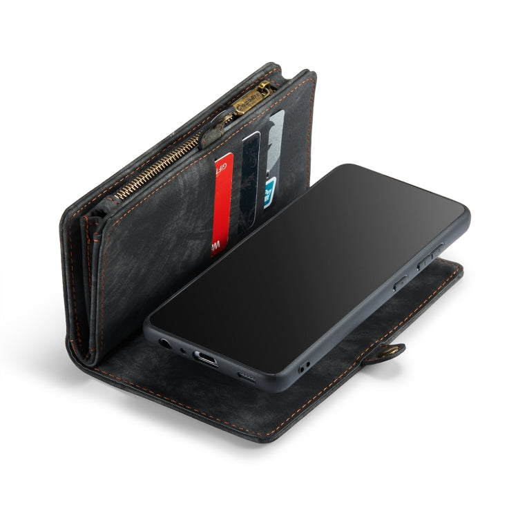 CaseMe Detachable Multifunctional Horizontal Flip Leather Case, with Card Slot & Holder & Zipper Wallet & Photo Frame, For Samsung Galaxy A52 5G / 4G
