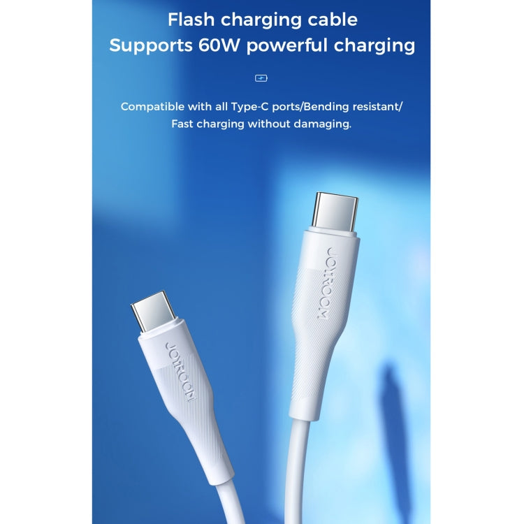 JOYROOM S-1230M3 60W PD Type-C / USB-C to Type-C / USB-C Fast Charging Data Cable, Length:1.2m(Black)