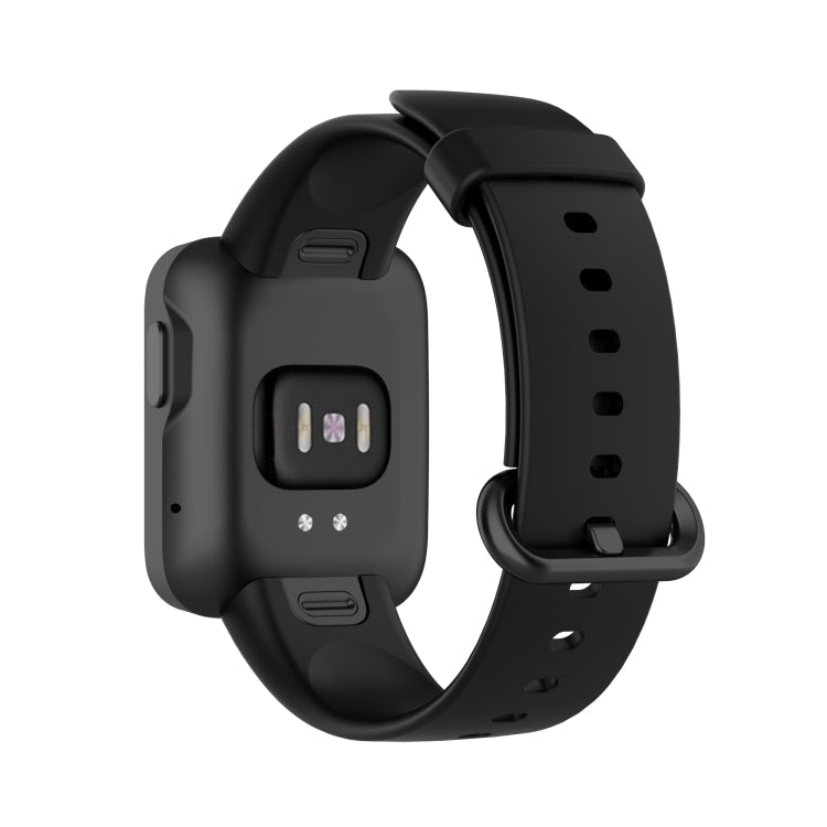 For Xiaomi Mi Watch Lite / Redmi Watch Silicone Watch Band, Size: One Size(Black)