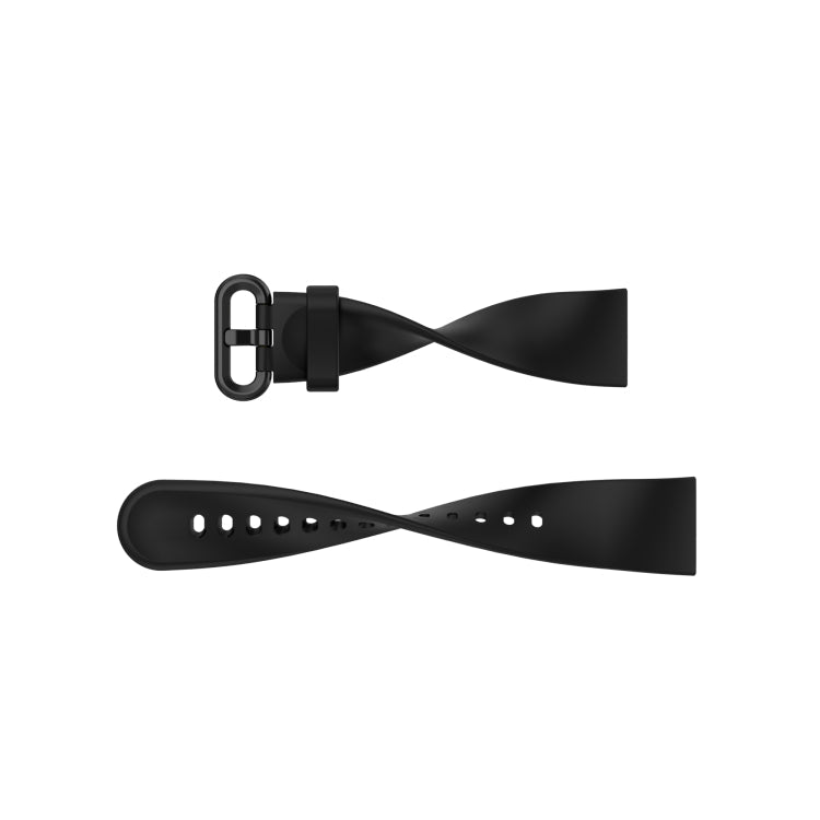 For Xiaomi Mi Watch Lite / Redmi Watch Silicone Watch Band, Size: One Size(Black)