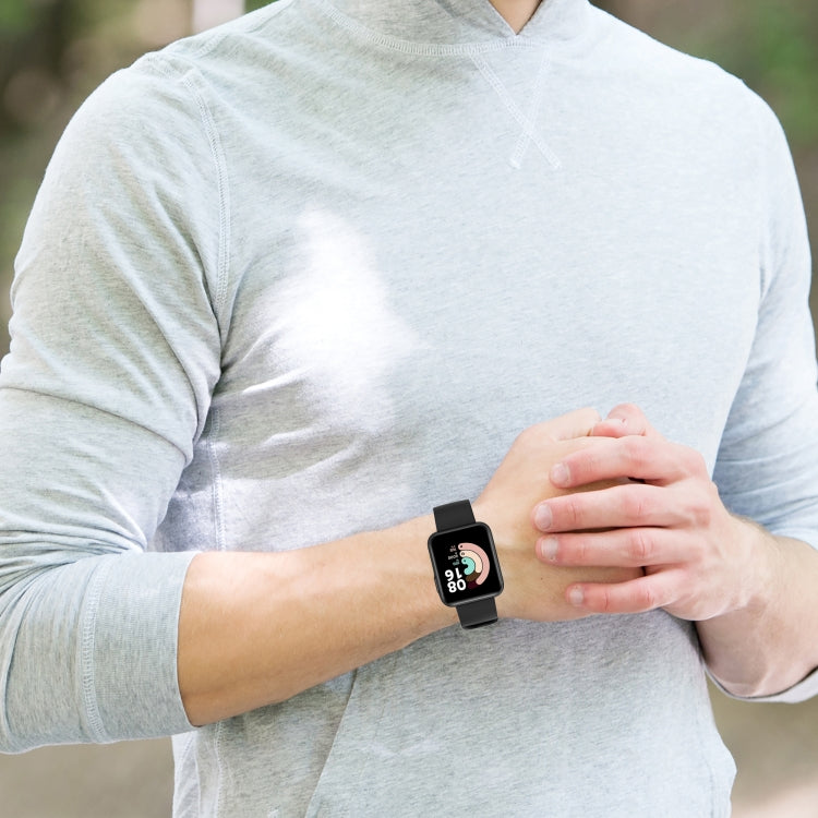 For Xiaomi Mi Watch Lite / Redmi Watch Silicone Watch Band, Size: One Size(Navy Blue)