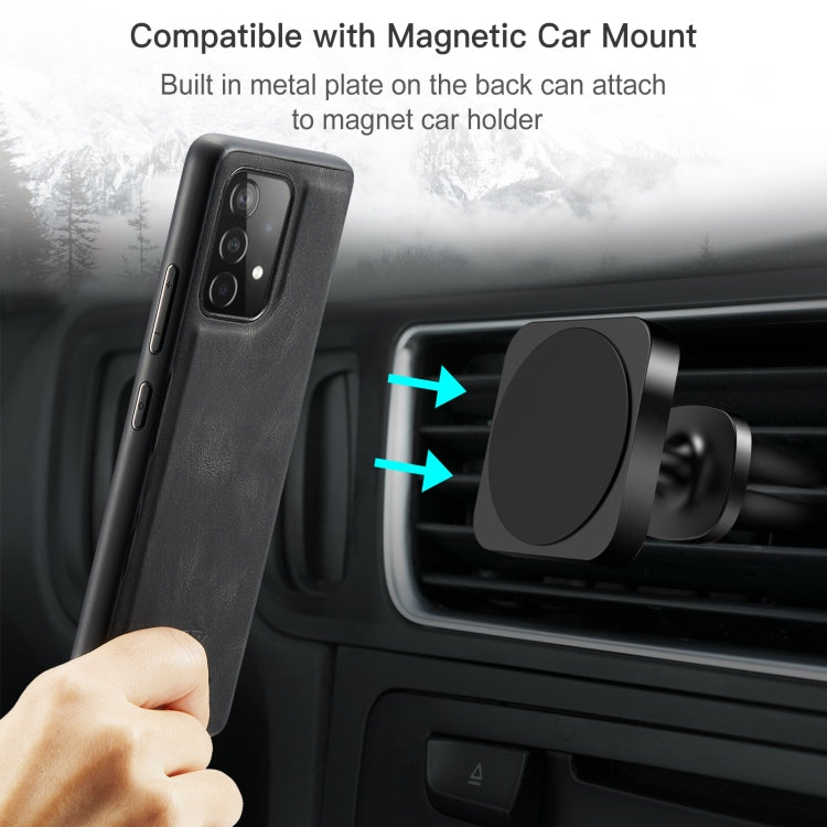 JEEHOOD Retro Magnetic Detachable Protective Case with Wallet & Card Slot & Holder, For Samsung Galaxy A52 5G, For Samsung Galaxy A72 5G, For Samsung Galaxy A51 5G