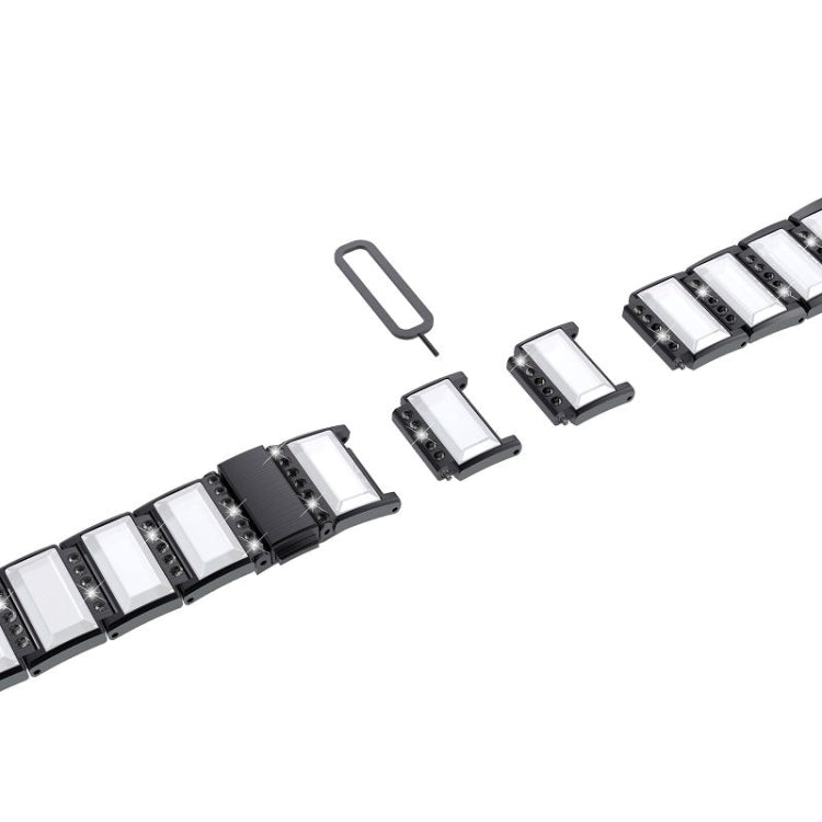 Stainless Steel Diamond Encrusted Replacement Watchbands, For Samsung Galaxy Watch 42mm, For Samsung Galaxy Watch 46mm
