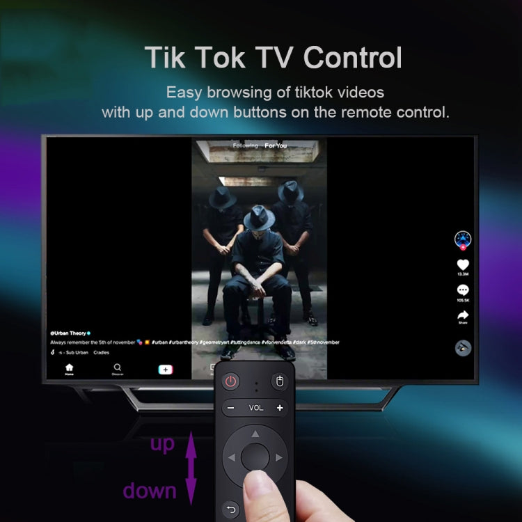 H96 Max 8K Android 11.0 TV Box, 8GB RAM, 64GB ROM, Dual-Band WiFi, UK Plug