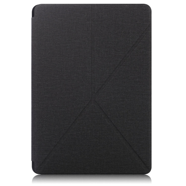 Cloth Texture Multi-folding Horizontal Flip PU Leather Shockproof Case with Holder & Sleep / Wake-up Function, For Samsung Galaxy Tab S8+ / Tab S8 Plus /  Tab S7 FE / Tab S7+ T970 / T975, For Samsung Galaxy Tab S8 / Galaxy Tab S7 T870                  ...