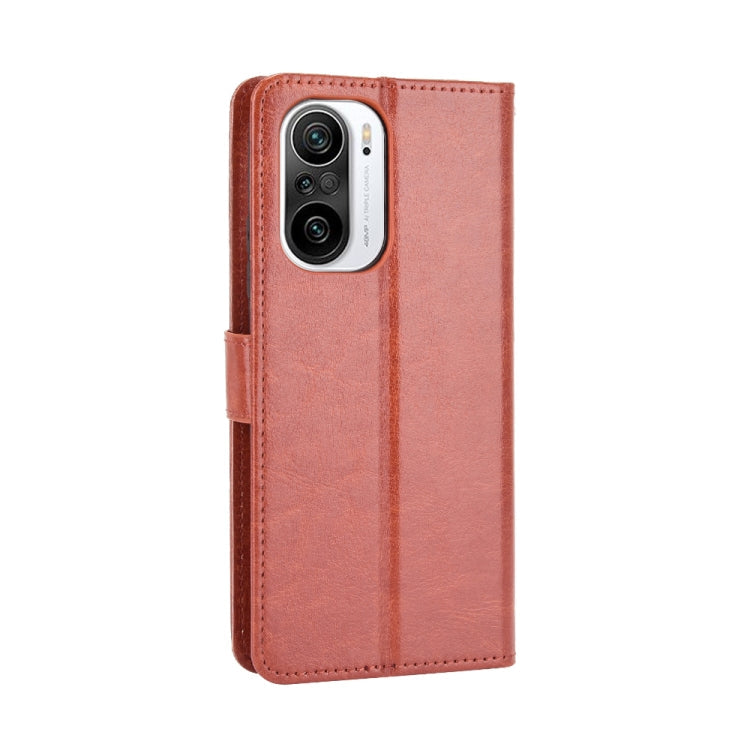 Retro Crazy Horse Texture Horizontal Flip Leather Case with Holder & Card Slots & Photo Frame, For Xiaomi Mi 11i / Poco F3 / Redmi K40 / K40 Pro, For Xiaomi Black Shark 4 / 4 Pro, For Samsung Galaxy A32 4G(EU Version), For Samsung Galaxy Xcover 5      ...