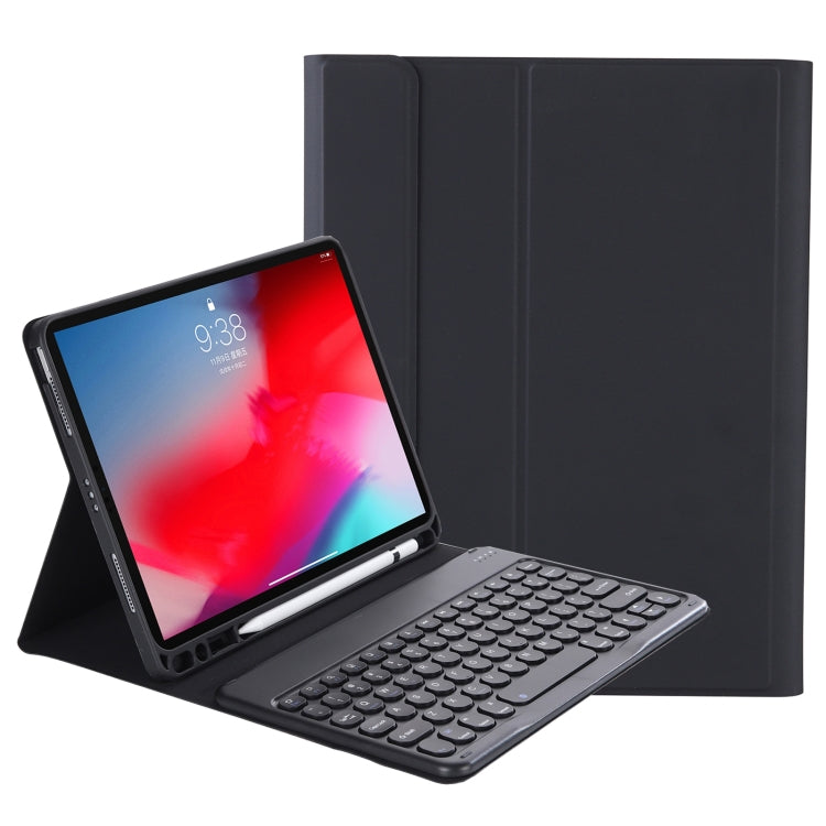 YT102B Detachable Bluetooth Keyboard Case with Candy Color Keycaps for iPad 10.2 (2020/2019), Air (2019), Pro 10.5 inch (Black)