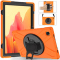 Shockproof Colorful Silicone + PC Protective Case with Holder & Shoulder Strap & Hand Strap, For Samsung Galaxy Tab A7 10.4 2020 T500 / T505, For Samsung Galaxy Tab A 8.4 2020 T307U, For Samsung Galaxy Tab A 10.1 (2019) T515 / T510