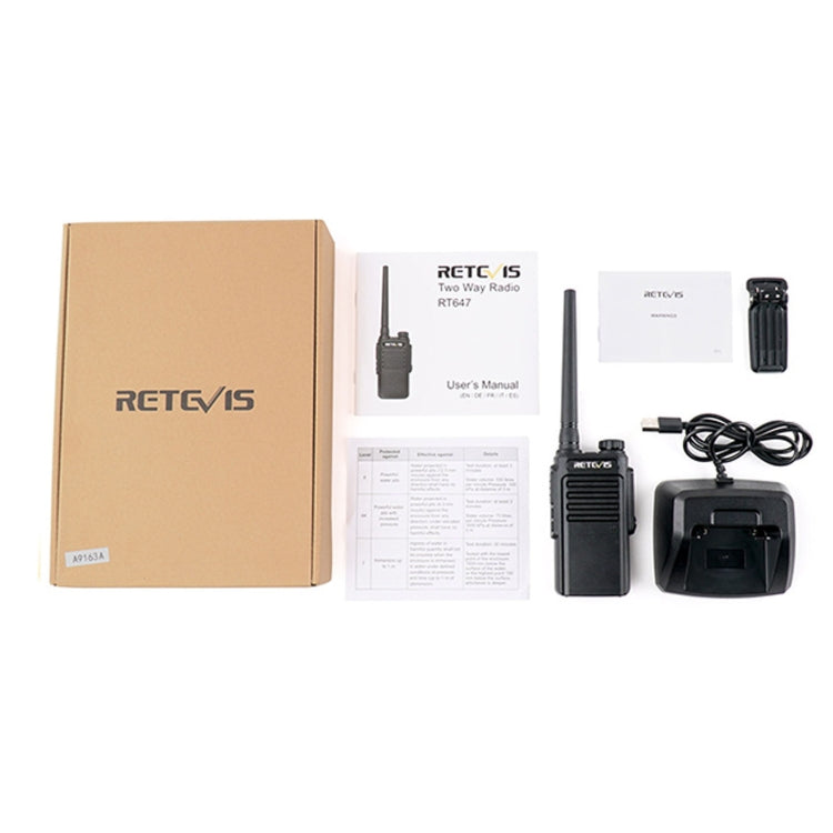 RETEVIS RT47 PMR446 16CHS IP67 Waterproof FRS Two Way Radio Handheld Walkie Talkie, EU Plug, RT47, EU Plug(Black), RT47, EU Plug(Green)