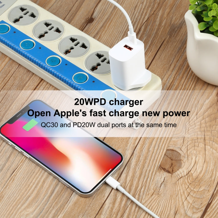 20W USB-C / Type-C + USB Ports Charger with 100W Type-C to 8 Pin Fast Charging Cable, 1m Type-C to 8 Pin, UK Plug, 1m Type-C to 8 Pin, US Plug, 1m Type-C to 8 Pin, EU Plug, 2m Type-C to 8 Pin, UK Plug, 2m Type-C to 8 Pin, US Plug                       ...