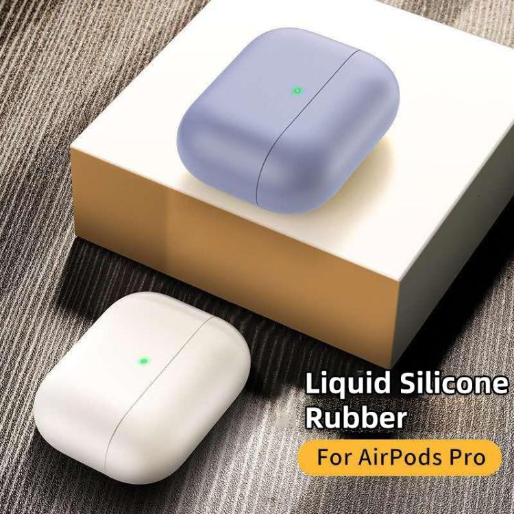 For Apple AirPods Pro Ultra-thin Liquid Silicone Wireless Earphone Protective Case