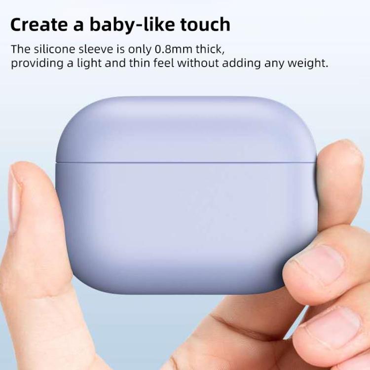 For Apple AirPods Pro Ultra-thin Liquid Silicone Wireless Earphone Protective Case