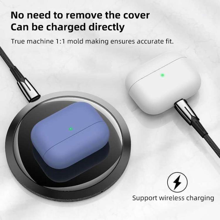 For Apple AirPods Pro Ultra-thin Liquid Silicone Wireless Earphone Protective Case