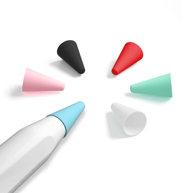 10 PCS Paperfeel Flim Mute Nib Protective Case for Apple Pencil 1 / 2(Dark Gray)