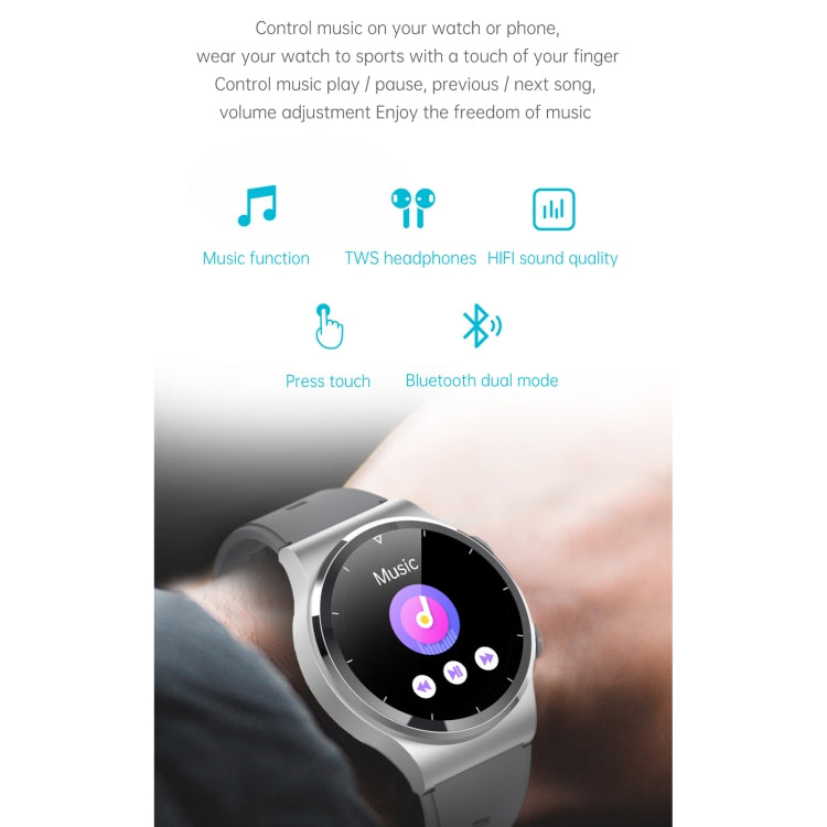 G69 1.3 inch IPS Touch Screen IP67 Waterproof Bluetooth Earphone Smart Watch, Support Sleep Monitoring / Heart Rate Monitoring / Bluetooth Call