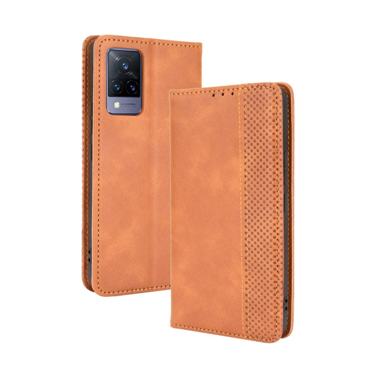Magnetic Buckle Retro Crazy Horse Texture Horizontal Flip Leather Case with Holder & Card Slots & Photo Frame, For Motorola Moto G60 / Moto G40 Fusion, For OPPO Realme C11 2021 / Realme C20 / Realme C20a, For OPPO Reno5 A, For TCL 20 Pro 5G, For TCL 20...