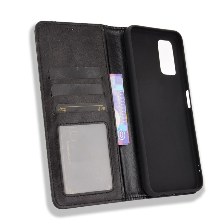 Magnetic Buckle Retro Crazy Horse Texture Horizontal Flip Leather Case with Holder & Card Slots & Photo Frame, For Samsung Galaxy F52 5G, For Sony Xperia 5 III, For Sony Xperia Ace II, For Sharp Aquos R6, For Xiaomi Mi Mix Fold, For ZTE Libero 5G