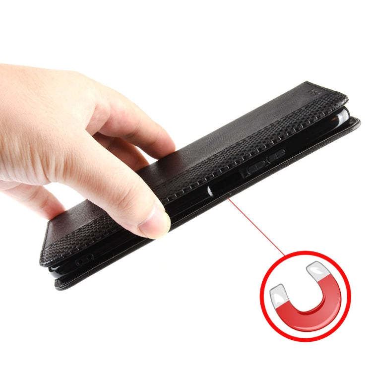 Magnetic Buckle Retro Crazy Horse Texture Horizontal Flip Leather Case with Holder & Card Slots & Photo Frame, For Samsung Galaxy F52 5G, For Sony Xperia 5 III, For Sony Xperia Ace II, For Sharp Aquos R6, For Xiaomi Mi Mix Fold, For ZTE Libero 5G