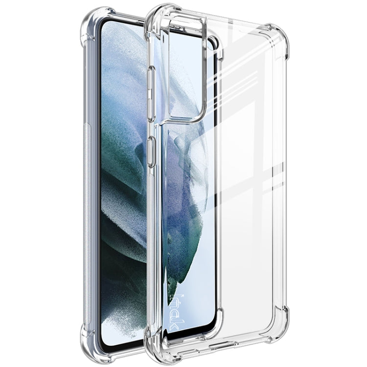IMAK All-inclusive Shockproof Airbag TPU Case with Screen Protector, For Samsung Galaxy S21 FE 5G