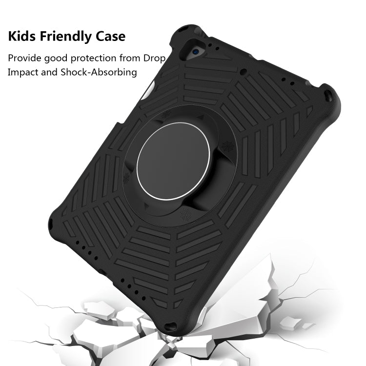 Spider King EVA Protective Case with Adjustable Shoulder Strap & Holder & Pen Slot, For iPad 9.7 2018 & 2017 / Pro 9.7 / Air 2 / Air, For iPad 10.2 2021 / 2020 / 2019, For iPad Pro 10.5 inch 2017 / Air 3 10.5 inch                                       ...