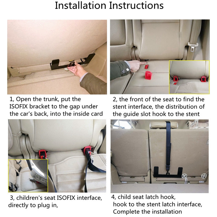 ZL-2023 Universal ISOFIX + Latch Children Seat Interface, ZL-2023