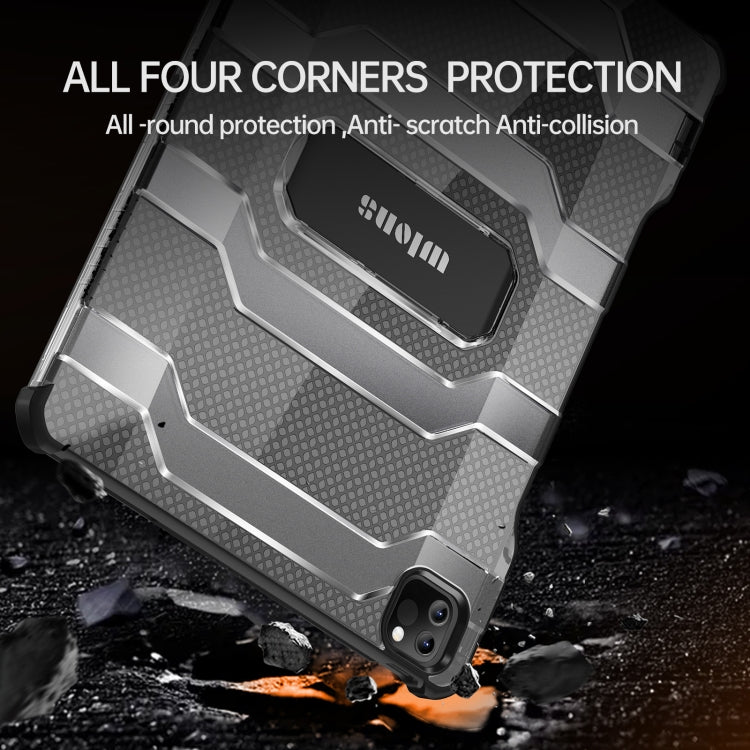 wlons Explorer Series PC + TPU Protective Case with Folding Holder, For iPad Pro 11 2022 / 2021 / 2020 / 2018 / Air 2020 10.9