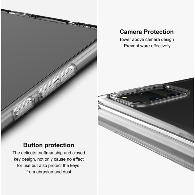 IMAK UX-5 Series Transparent Shockproof TPU Protective Case, For Asus Zenfone 8 ZS590KS, For Samsung Galaxy S21 FE 5G