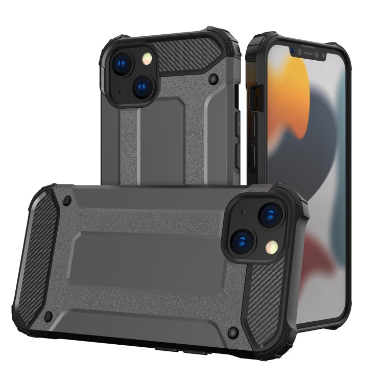 For iPhone 13 Magic Armor TPU + PC Combination Case (Grey)
