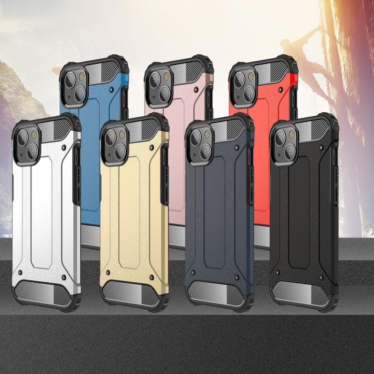 For iPhone 13 Magic Armor TPU + PC Combination Case (Grey)