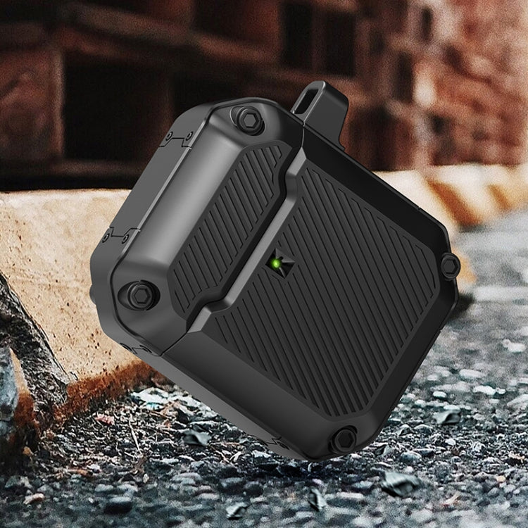 Shield Armor Shield Armor Waterproof Wireless Earphone Protective Case For AirPods 1/2(Black)