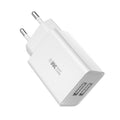 WK WP-U56 2A Dual USB Fast Charging Travel Charger Power Adapter,, EU Plug
