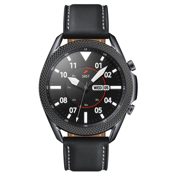Smart Watch Rhombus Texture Bezel Ring, For Samsung Galaxy Watch 3 41mm, For Samsung Galaxy Watch 3 45mm