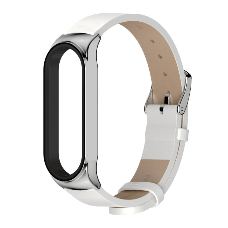 For Xiaomi Mi Band 6 / 5 CS Microfiber Leather Replacement Watchband