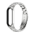 For Xiaomi Mi Band 6 / 5 CS Mijobs CS Metal Three Bead Stainless Steel Watch Band