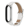 For Xiaomi Mi Band 6 / 5 Mijobs Metal Case Crazy Horse Texture PU Microfiber Plus Watch Band