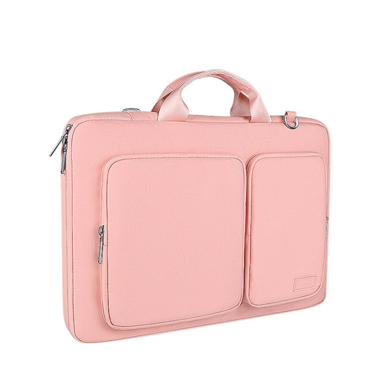 ST11 Polyester Thickened Laptop Bag with Detachable Shoulder Strap, 13.3 inch (with Strap), 14.1-15.4 inch (with Strap), 15.6 inch (with Strap)