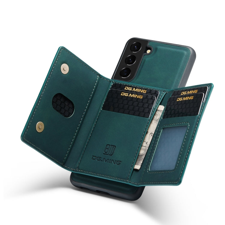 DG.MING M2 Series 3-Fold Multi Card Bag Back Cover Shockproof Case with Wallet & Holder Function, For Samsung Galaxy S21, For Samsung Galaxy S21 FE, For Samsung Galaxy S21+