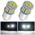 1 Pair E0052 9-14V 1156-54SMD-2835 6000K 1080LM White Light Car Decoding Turn Signal Reversing Light, E0052