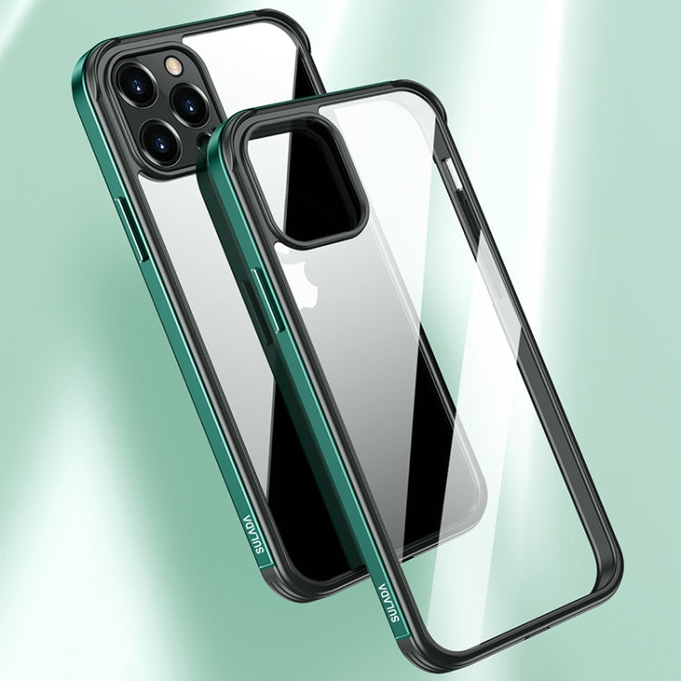 SULADA Shockproof Aviation Aluminum Metal Frame + Nano Glass + TPU Protective Case, For iPhone 12 Pro, For iPhone 12 Pro Max, For iPhone 11 Pro Max, For iPhone XS / X