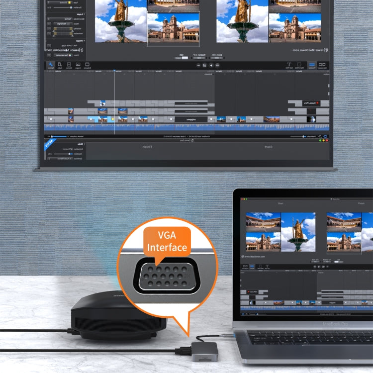 Basix BL10V 10 in 1 USB-C / Type-C to RJ45 + VGA + HDMI + 3.5mm AUX + SD / TF Card Slot + PD USB-C / Type-C + USB 3.0 + 2 USB 2.0 Ports Docking Station HUB