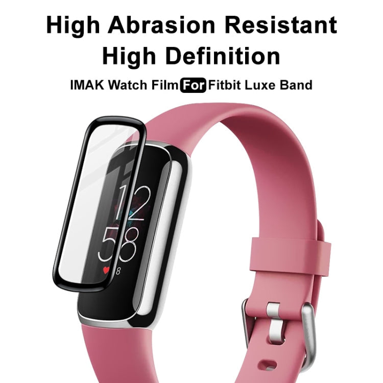 For Fitbit Luxe IMAK Plexiglass HD Watch Protective Film